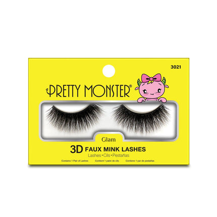 Pretty Monster Glam 3D Faux Mink Lashes