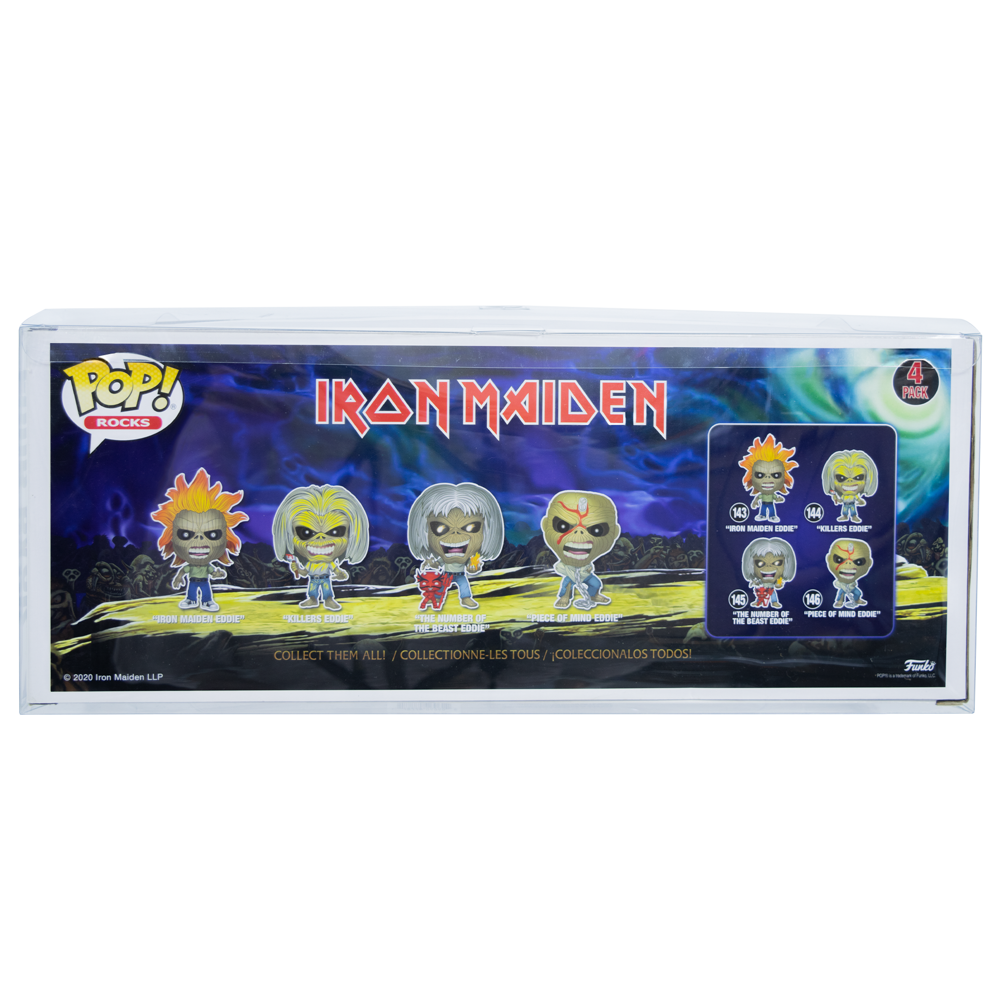 4-Pack Iron Maiden 2020 PopShield WHOLESALE