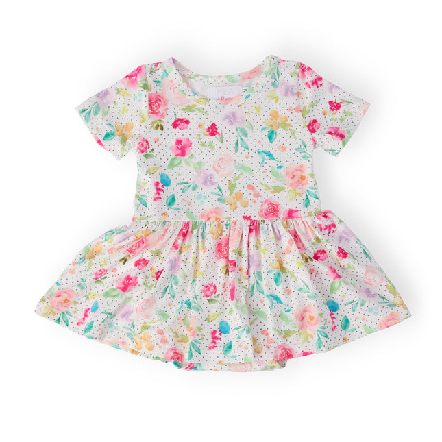 Painted Posies S/S Twirl Bodysuit