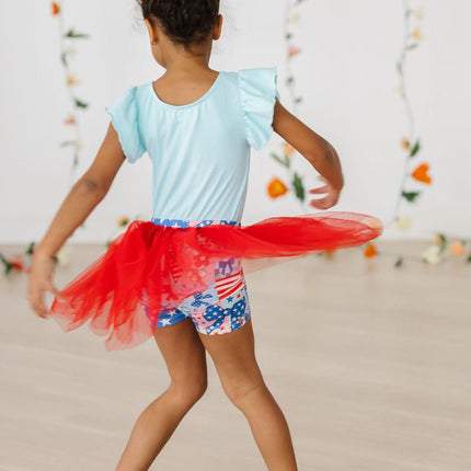 Patriotic Patchwork Tutu Shorts
