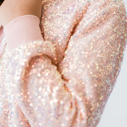 Peach Sequin Jacket