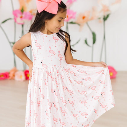Pink Paradise Tank Twirl Dress