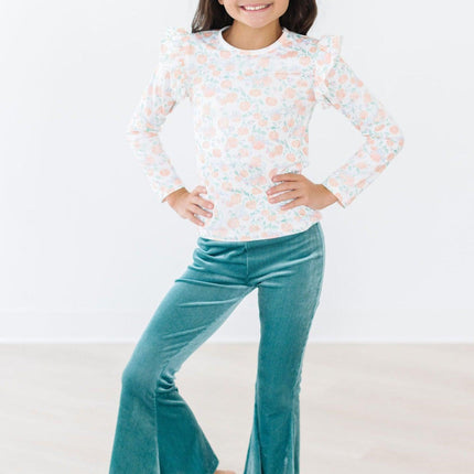 Pretty Pumpkins L/S Ruffle Tee