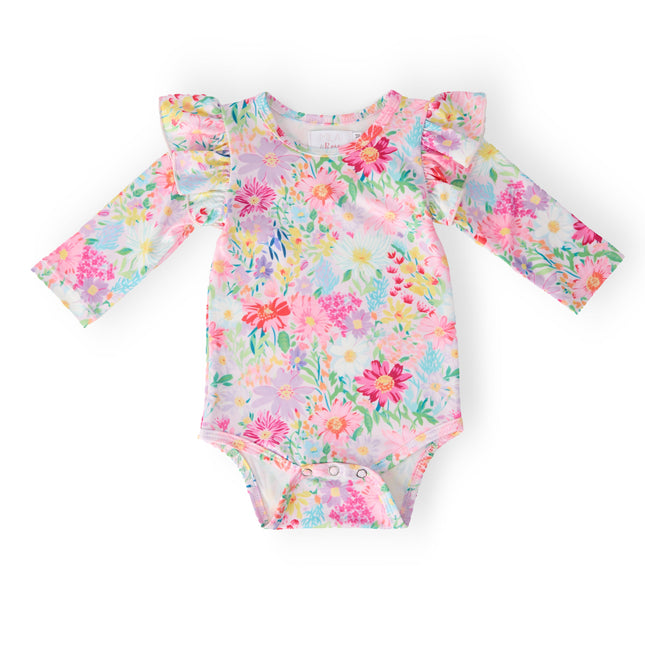 Field of Flowers L/S Flutter Bodysuit