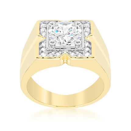 Christina 0.3ct CZ Open Contemporary Wide Ring