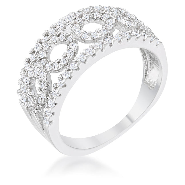 Rina 0.5ct CZ Contemporary Band Ring