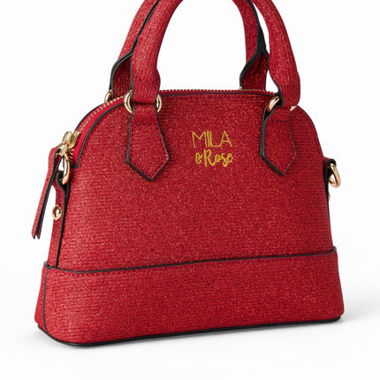 Red Shimmer Girl's Crossbody Purse