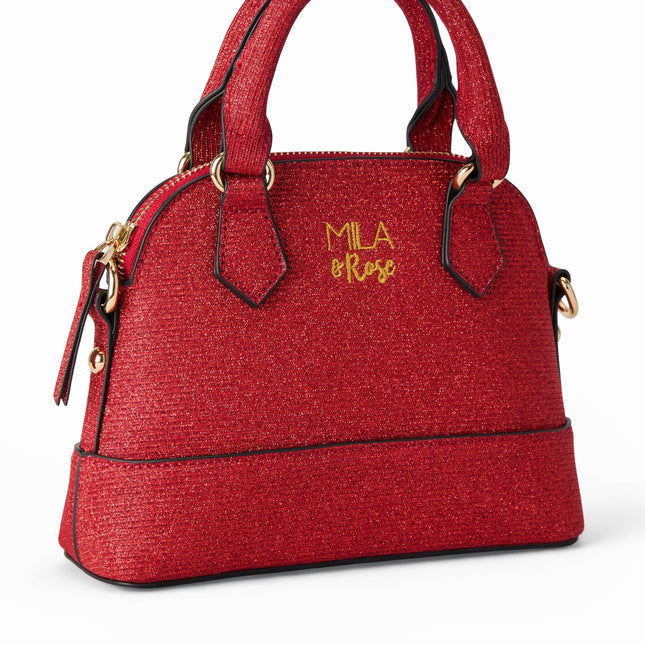 Red Shimmer Girl's Crossbody Purse