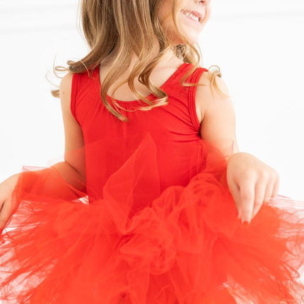 Red Tank Tutu Leotard
