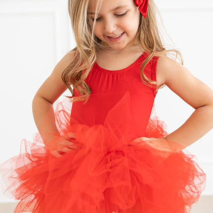 Red Tank Tutu Leotard