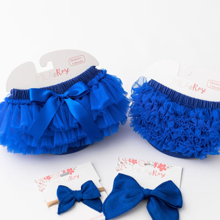 Royal Blue Ruffle Tutu Bloomer
