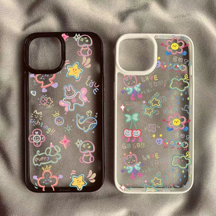 Mini Cute Colorful Cartoon Pattern Cover Phone Case