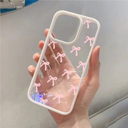 Fashionable Red Pink Bow Phone Case