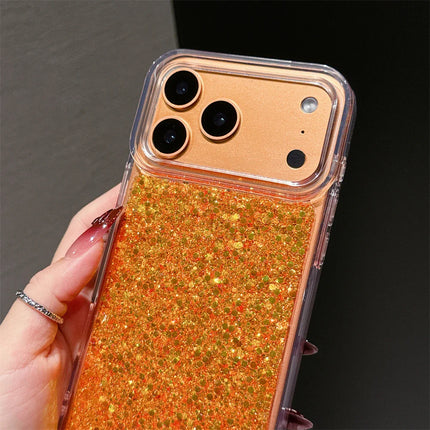 Luxury Bling Glitter Sequin Clear Phone Case For iPhone
