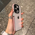 Transparent pink / For iPhone 11