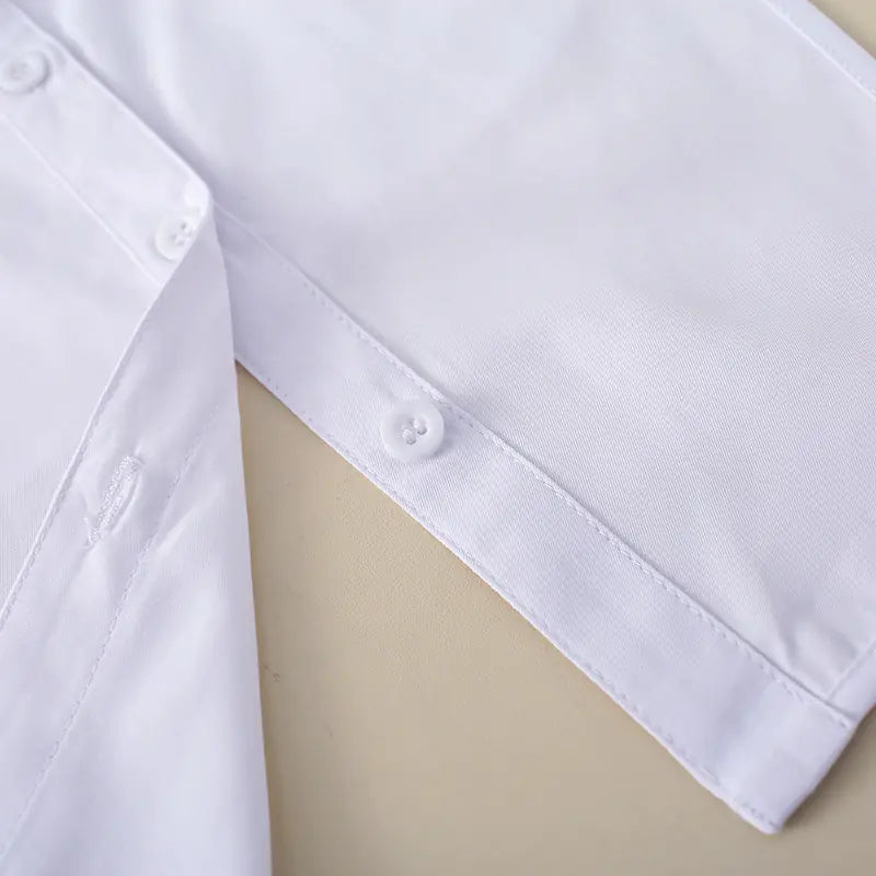 2023 Women's White Shirt Faux Collar Accessory