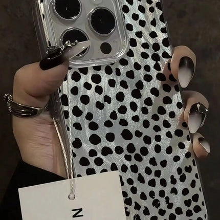 Leopard Love Point Print Phone Case