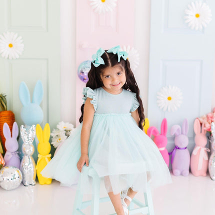 Sage Shimmer Tutu Dress