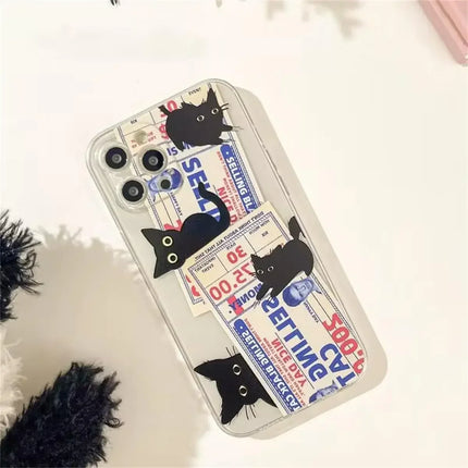 Doodle Angry Cat Phone Case