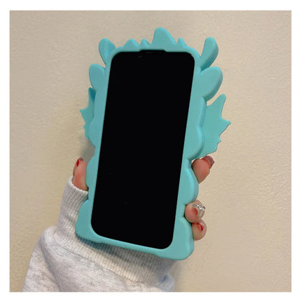 Kawaii 3D Cartoon Big Dinosaur Phone Case