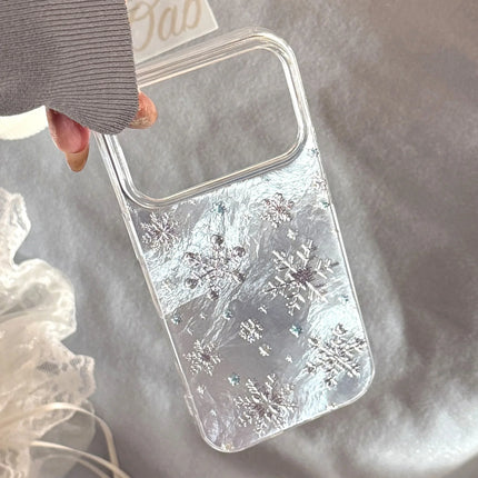 Korean Christmas Snowflakes Phone Case For iPhone