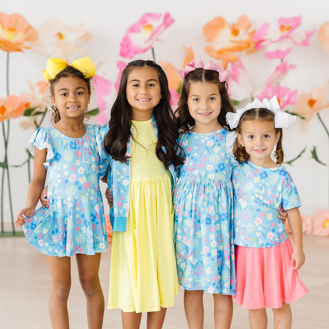 Springtime Splendor Satin Jacket