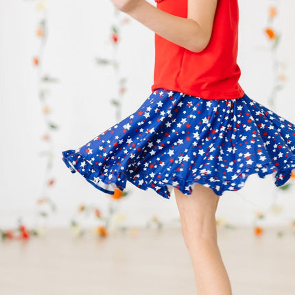 Star Bright Ruffle Twirl Skort