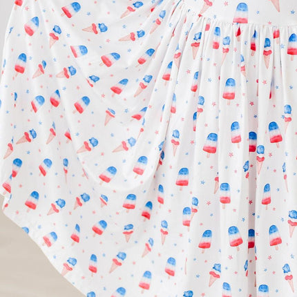 Summer Sweets Flutter Sleeve Twirl Dress