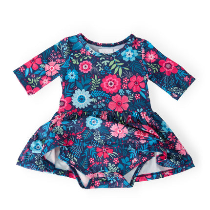 SALE Sweet Gardenia 3/4 Twirl Bodysuit
