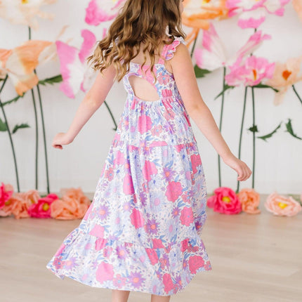 Sweet Springtime Ruffle Maxi Dress
