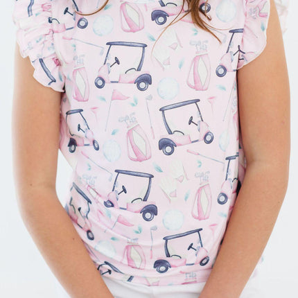 Tee Time S/S Ruffle Tee