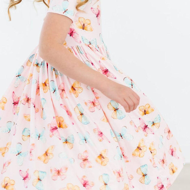 Butterfly Kisses S/S Pocket Twirl Dress