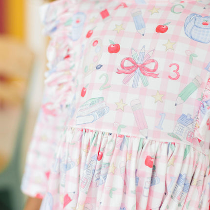School Days 3/4 Ruffle Twirl Dress