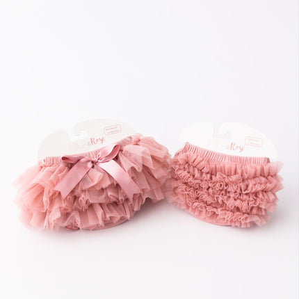Vintage Pink Ruffle Bum Bloomer
