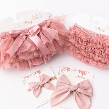 Vintage Pink Ruffle Bum Bloomer