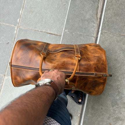 Roosevelt Full Grain Buffalo Leather Duffle