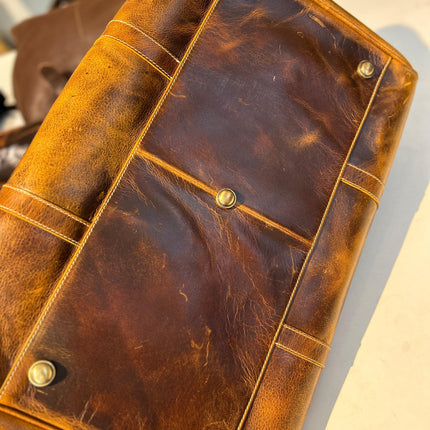 Roosevelt Full Grain Buffalo Leather Duffle
