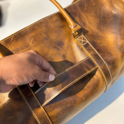 Roosevelt Full Grain Buffalo Leather Duffle