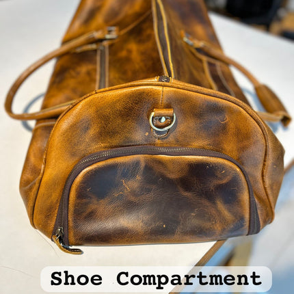 Roosevelt Full Grain Buffalo Leather Duffle