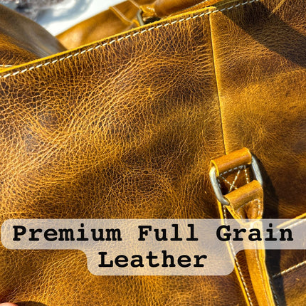 Roosevelt Full Grain Buffalo Leather Duffle