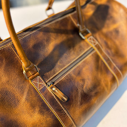 Roosevelt Full Grain Buffalo Leather Duffle