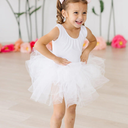 White Tank Tutu Leotard