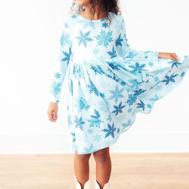 Winter Wonderland L/S Pocket Twirl Dress