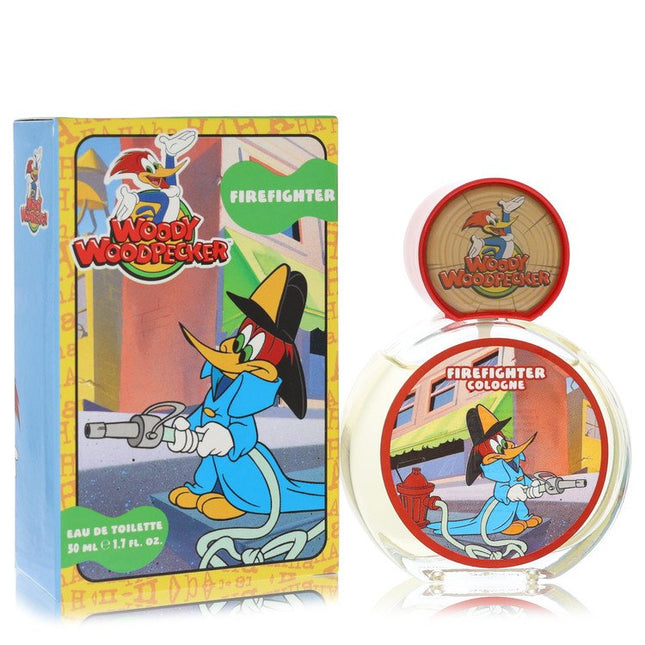 Woody Woodpecker Firefighter by First American Brands Eau De Toilette Spray 1.7 oz for Men