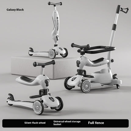 Children's Scooter Multifunctional Music Flash Scooter
