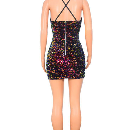 Women's Open-back Hollowed-out Sleeveless Prom Dress