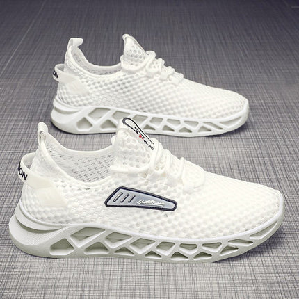 Summer Mesh Breathable Hollow Casual Sports Shoes Men