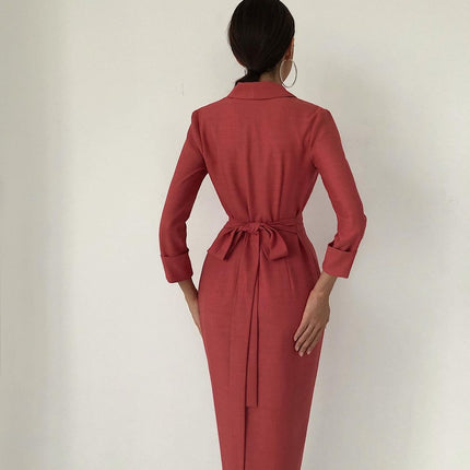 New Product Women's Fashion Lace Commuter Dress