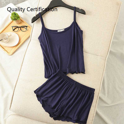 Loose Soft Pajamas Home Clothes 2 Piece Set Sleepwear