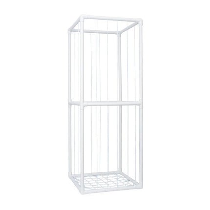 Stuffed Animal Storage PVC Plush Organizer Shelf Plush Stuffed Animal Holder Standing Kids Toy Storage Cage with Elastic Band for Nursery Play Room Be